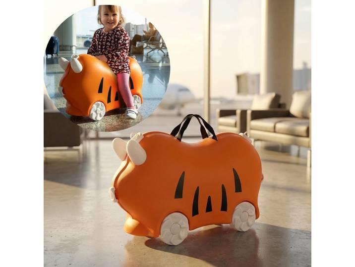 Kinder Trolley Hartschalenkoffer, 32L, orange
