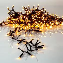 LED Innen- & Außenlichterkette Gartenleuchte Weihnachten warmweiß IP44 L 24 m