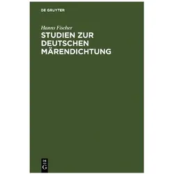 Studien zur deutschen Märendichtung, Fachbücher von Hanns Fischer