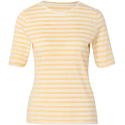 Tchibo - Basic Halbarmshirt - Damen - Gr. S - gelb