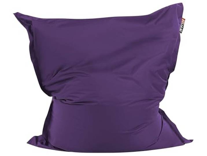 Beliani Original Indoor & Outdoor Sitzsack 140x180 cm Violett Fuzzy