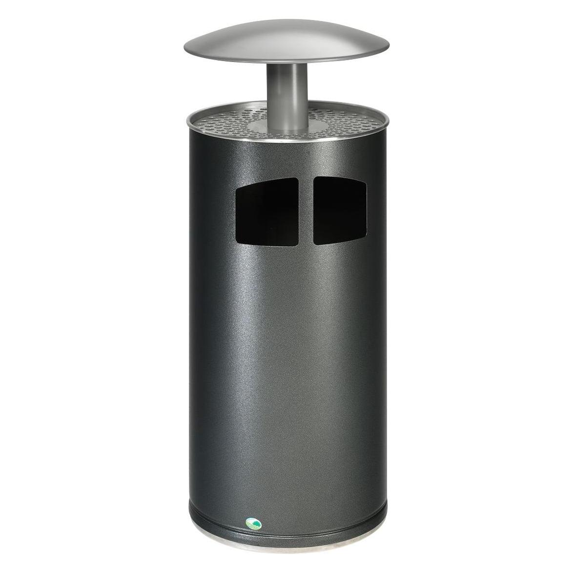 VAR Abfall/Ascher inklusive Inneneinsatz, Volumen 75 l, silber (75 l) (21350)