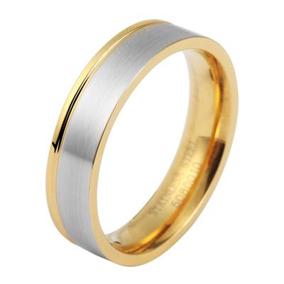 Partnerring AKZENT "Meinke, langlebig" Gr. 66, silber (silberfarbig), Fingerringe, Herren, 66, Edelstahl