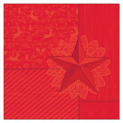 PAPSTAR Servietten Rising Star 50 St. rot