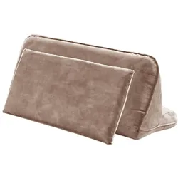 RÜCKENKISSEN WIOLO Taupe Velvet