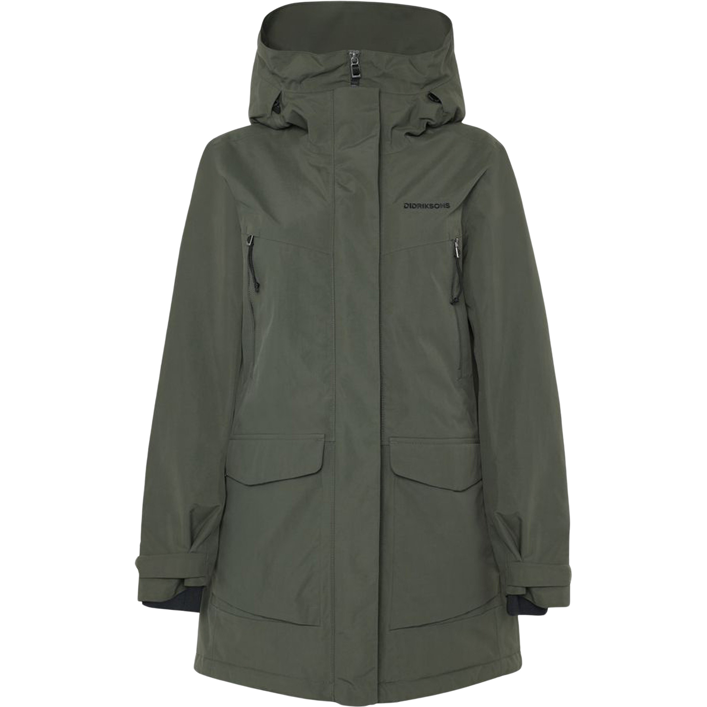 Didriksons Felia Parka Damen Winterjacke deep green Größe XL Lifestyle Wasserdicht