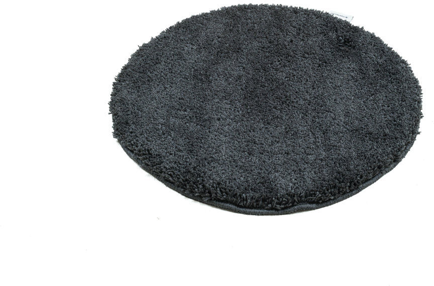 Tom Tailor Circle Bath Rug Anthracite 90cm