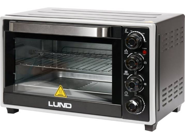 Lund Elektrogrill Elektrischer Backofen 1600 W 28 l, 1600 W