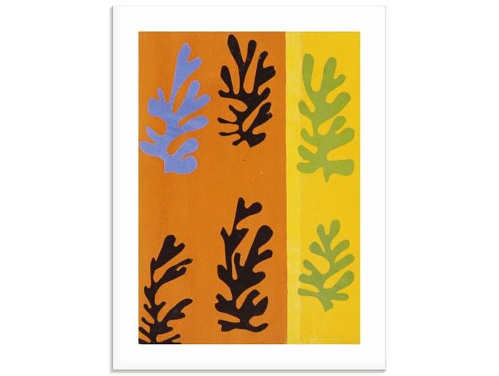 Glasbild ARTLAND Komposition (Der Samt). 1947 , bunt (farbe bild(er): farbig), B:45cm H:60cm, Bilder, Glasbild, in verschiedenen Grössen