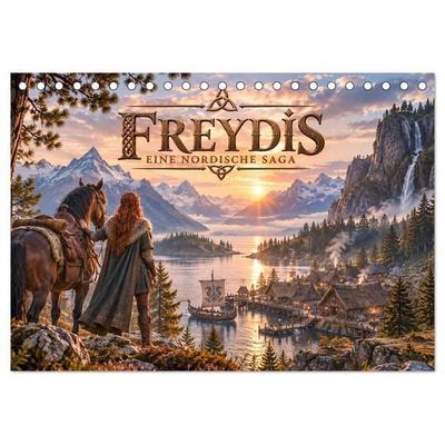 Freydis nordische Saga (Tischkalender 2027 DIN A5 quer), CALVENDO Monatskalender