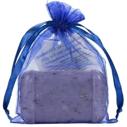 Saling Schafmilchseife mit Lavendelblüten im Organza