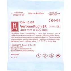 Verbandtuch Steril Din 13152-Br 40x60cm Verbandk. 1 ST