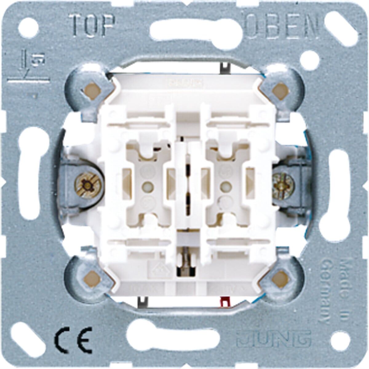 Jung Jalousie-Wippschalter 250V 10AX Taster 1-polig 539 VU (539VU)