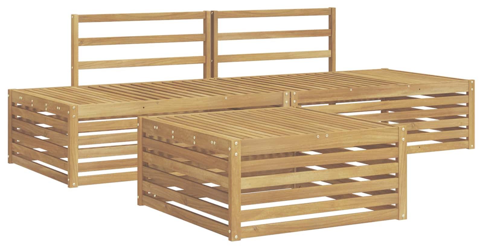 Outdoor-Sofagarnitur 4 Stück