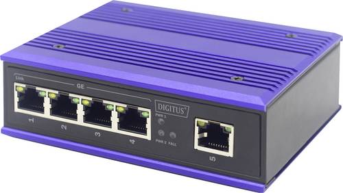 Digitus DN-650106 DN-650106 Industrial Ethernet Switch 8 Port 10 / 100 MBit/s