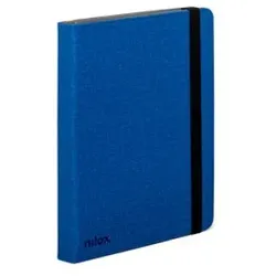 Nilox Universal-Tablet-Hülle bis 10,1" mit Micro-USB-Tastatur - USB-C-Adapter - Anti-Öffnungssystem - Farbe Blau NXF...