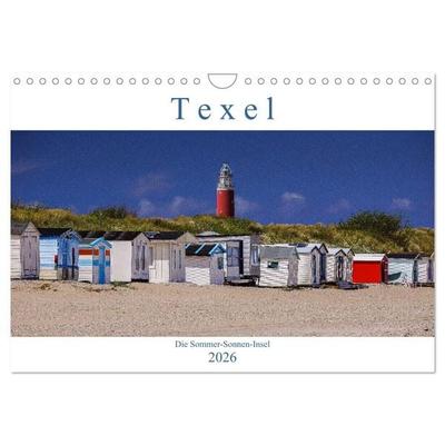 Texel - Die Sommer-Sonnen-Insel (Wandkalender 2026 DIN A4 quer), CALVENDO Monatskalender