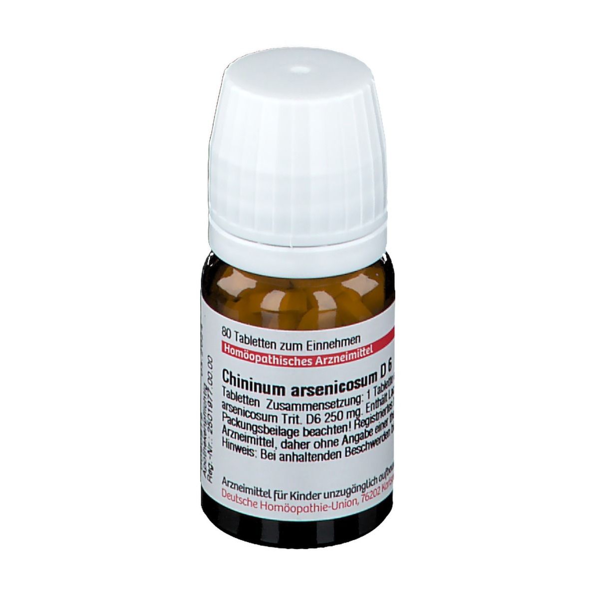 Chininum Arsenicosum D 6 Tabletten 80 St