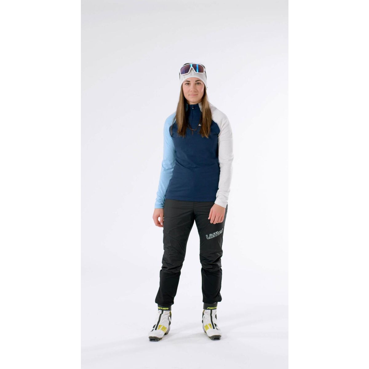 Löffler Women Midlayer Coblo Transtex aubergine (536) 42 27304-536-42