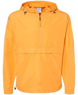 Champion CO200 Packable Anorak Jacket in Gold size XL   Polyester