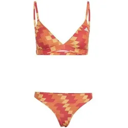 ADIDAS Damen Bikini FUSSBALL-INSPIRIERTES TRIANGEL-BIKINI-SET, Größe 34 in Braun Braun
