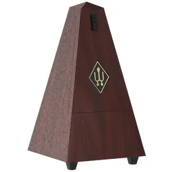 Wittner Metronom 855111 mechanisch Mahagoni-Maserung mit Glocke mit Tuch (Metronom), Zubehör Instrumente, Braun