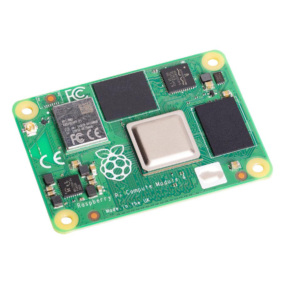 Raspberry Pi Compute module 4 / 4GB (WiFi = no)-(Stockage eMMC: Lite 0GB) (SC0291BULK)