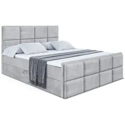 BOXBETT NOVA-Z - 160 x 200 - H4 - Hellgrau