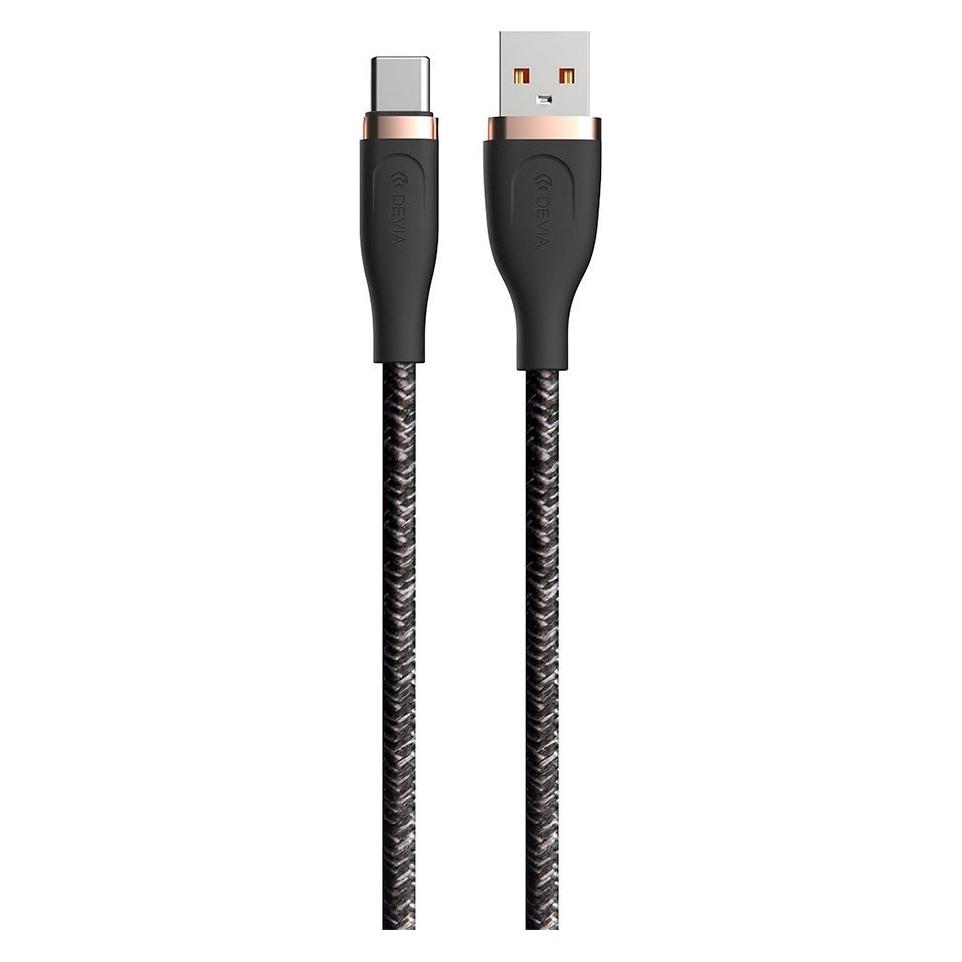 Devia cable Star USB - USB-C 1,5 m 2,4A black (1.50 m) (6938595387630)