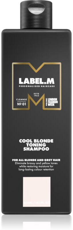 label.m Cool Blonde shampoing pour cheveux blonds 300 ml