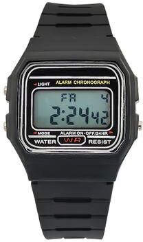 Friendly Fresh Finds LED Digital Sports Watch For Men And Women Multifunctional Outdoor Leisure Watch With Date, Time, And Stopwatch black