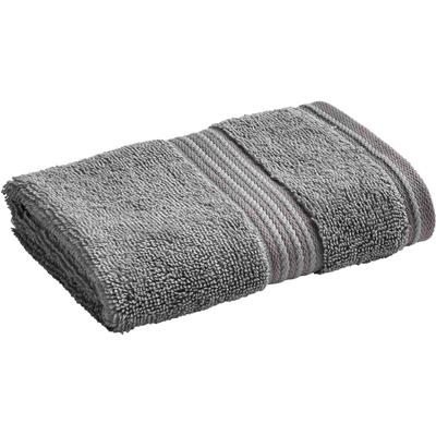 Waschlappen CHRISTY "SUPREME", silber, B:33cm L:33cm, Walkfrottier, Waschlappen, Premium-Waschlappen in Luxusqualität, 650g/m², 33x33cm, 6er Set