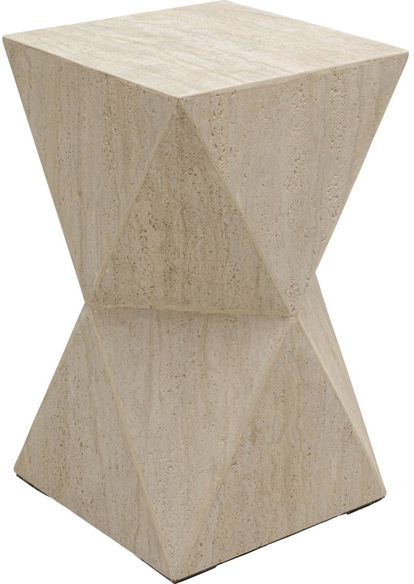 Bijzettafel Travertino Triangle van Kare Design