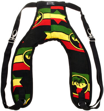 Terre Djembe Back Pack Strap Rasta