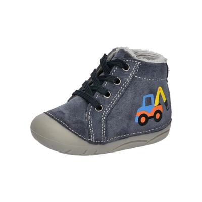 Lauflernschuh LICO "Lauflernschuh Merle", Kinder, Gr. 20, blau, Veloursleder, Schuhe Lauflernschuh