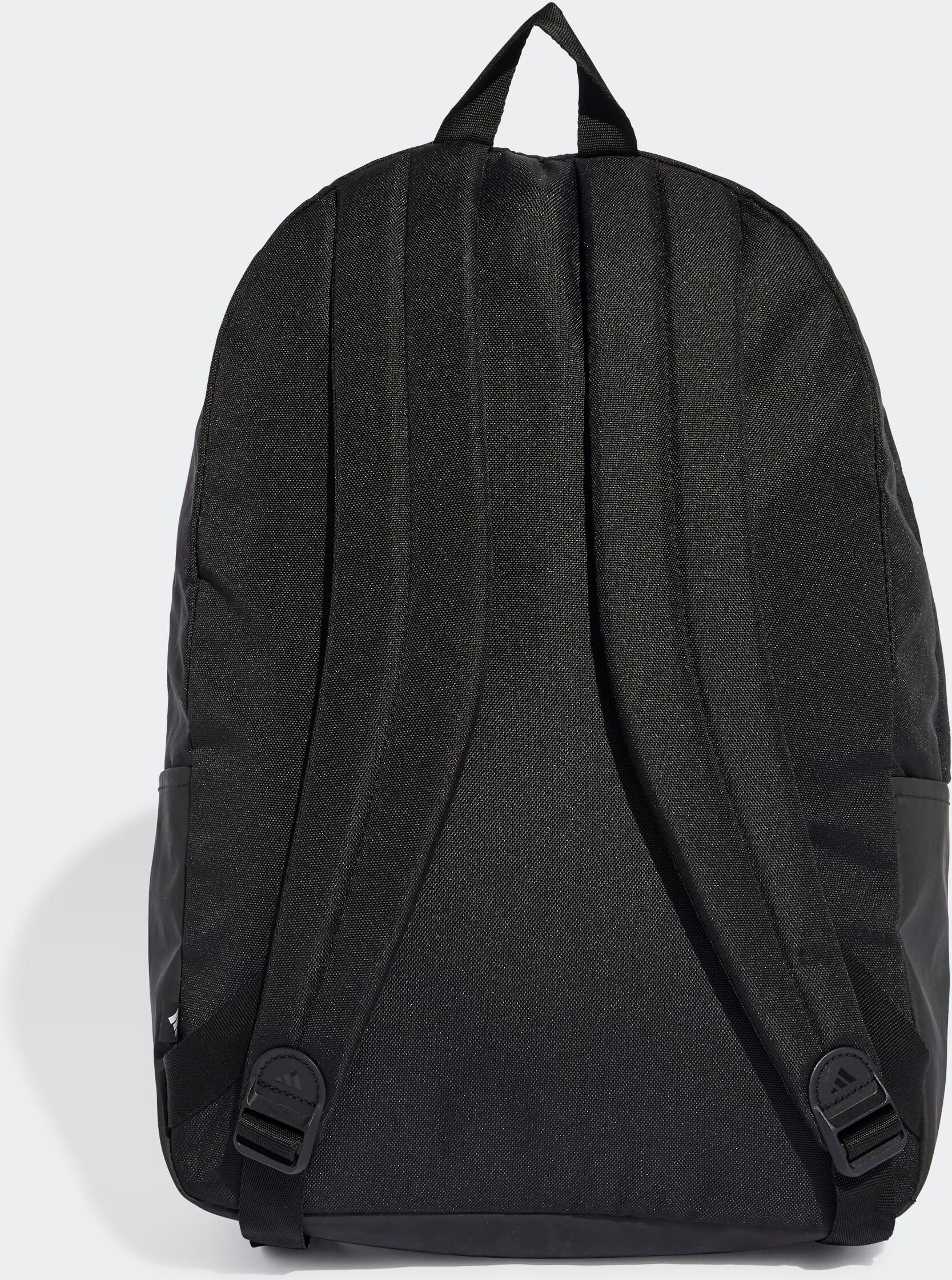 Rucksack ADIDAS PERFORMANCE "CLASSIC BACK TO SCHOOL 3-STREIFEN", schwarz-weiß (schwarz, weiß), Rucksäcke, Damen, Obermaterial: 100% Polyester, Rucksack