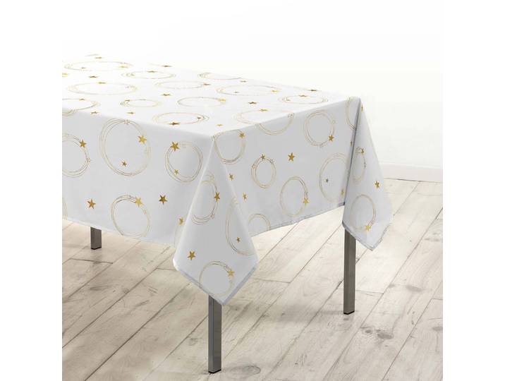 Nappe imprimée étoiles dorées - Blancheporte