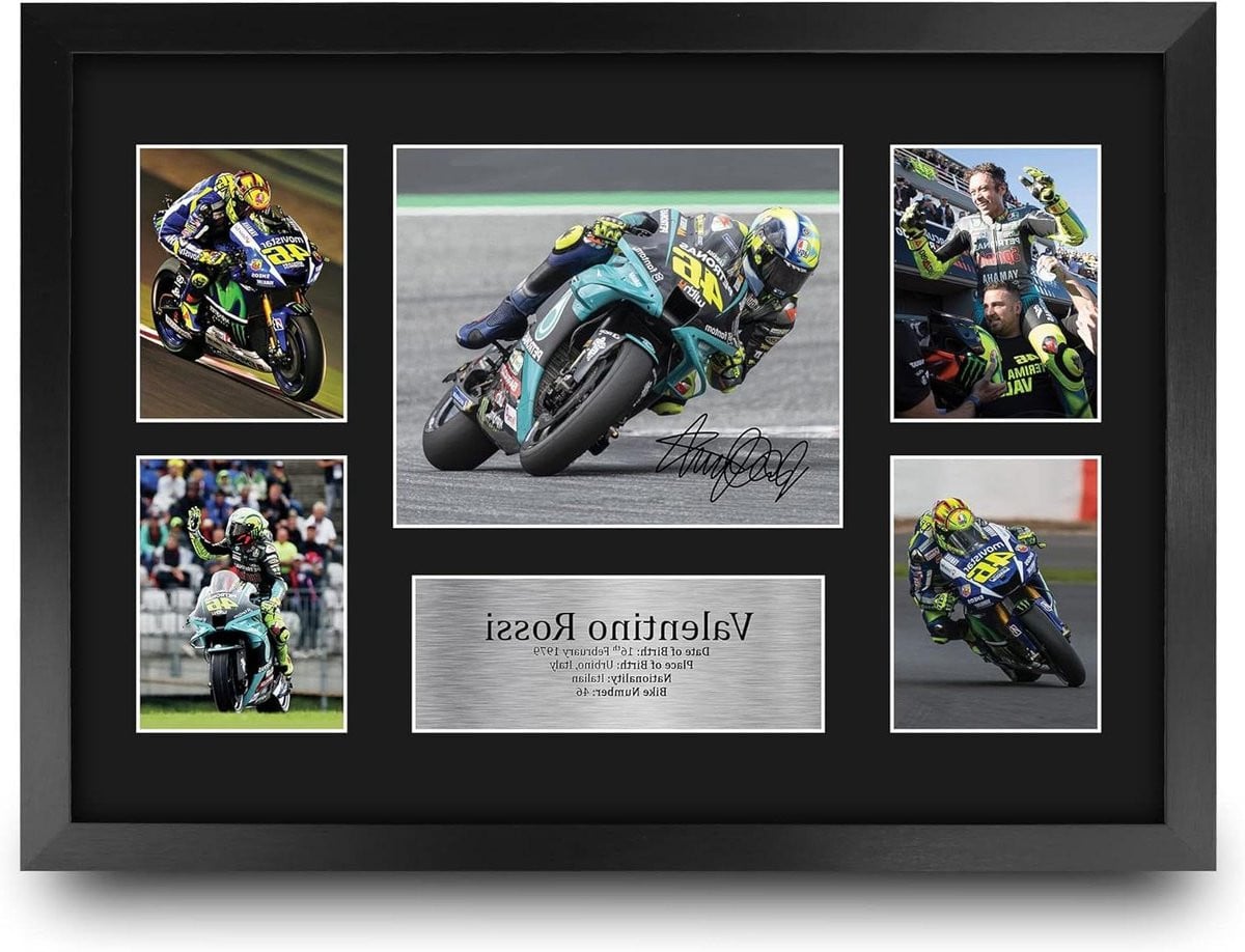 Gedrukte Foto Gesigneerde Reproductie Fan Decoratie A3 Formaat Zwart