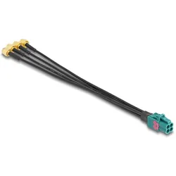 Delock Kabel Mini FAKRA Z Buchse quad zu 4 x SMA Stecker (Antennenkabel), Antennenkabel