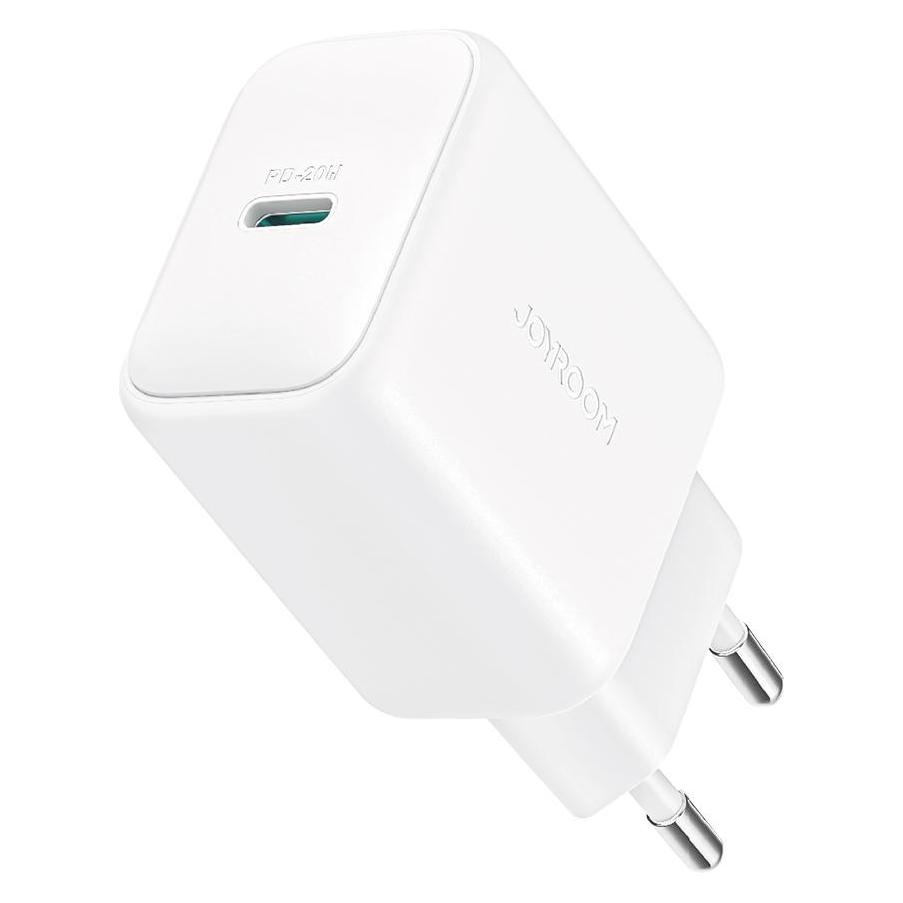 Joyroom EU Plug PD 20W Fast Charger Type-C Charger (20 W, 1 Port) (JR-TCF20 white)