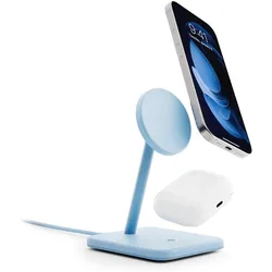 TwelveSouth HiRise 2 Deluxe (Qi2) (15 W), Wireless Charger, Blau