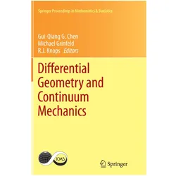 Differential Geometry and Continuum Mechanics, Fachbücher von Gui-Qiang G. Chen, R. J. Knops, Michael Grinfeld