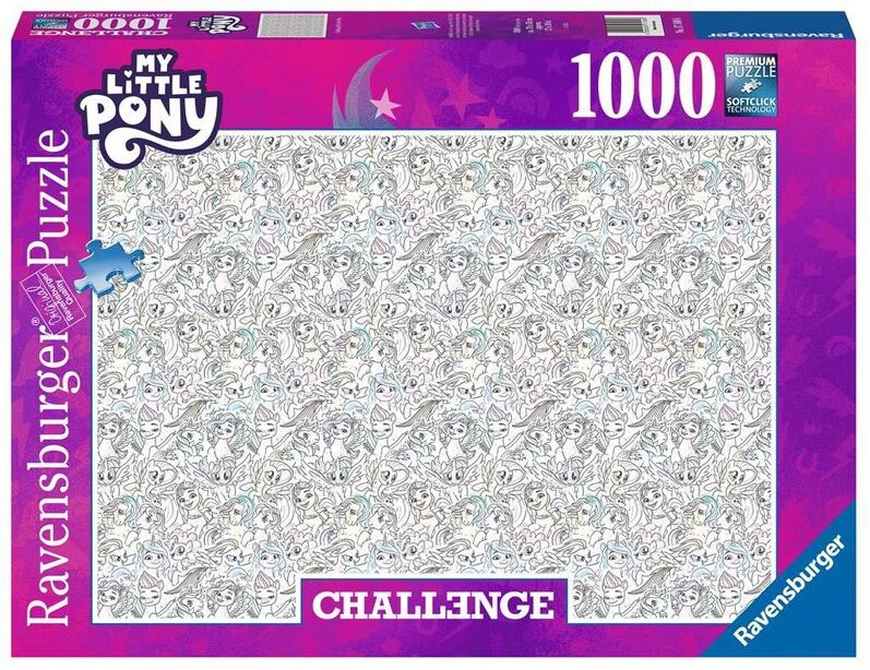 Ravensburger Puzzle 1000 pcs - My little pony (Challenge Puzzle)