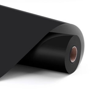 LOKLiK Vinylfolie Permanent Adhesive, schwarz, 30,5 x 180 cm, matt, permanent