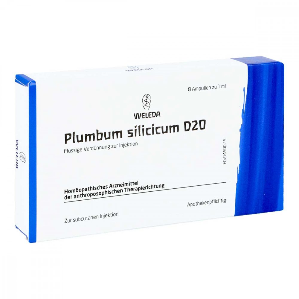 WELEDA AG Plumbum Silicicum D20 Ampullen 01625245