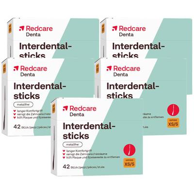 Redcare Interdentalsticks (Metallfrei) Fünferpack 5x42 St Zahnbürste