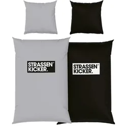 Bettwäsche-Set Strassenkicker   ¦ mehrfarbig ¦ Maße (cm): B: 155 H: 1