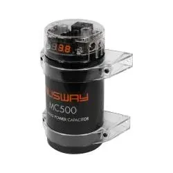 Musway MC500 Powercap 0,5 Farad Pufferkondensator mit Verteilerblock