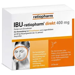 IBU-ratiopharm direkt 400 mg  20 St Pulver