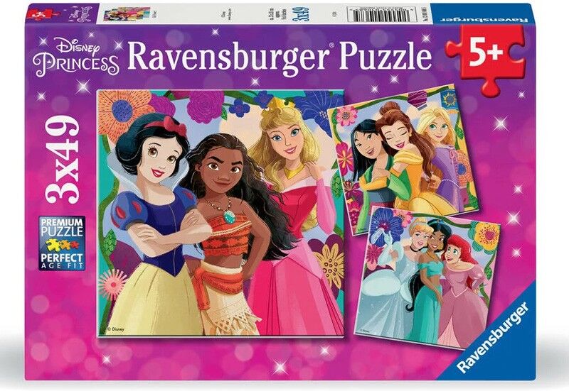 Ravensburger Puzzles 3x49 pièces - Girl Power ! / Disney Princesses
